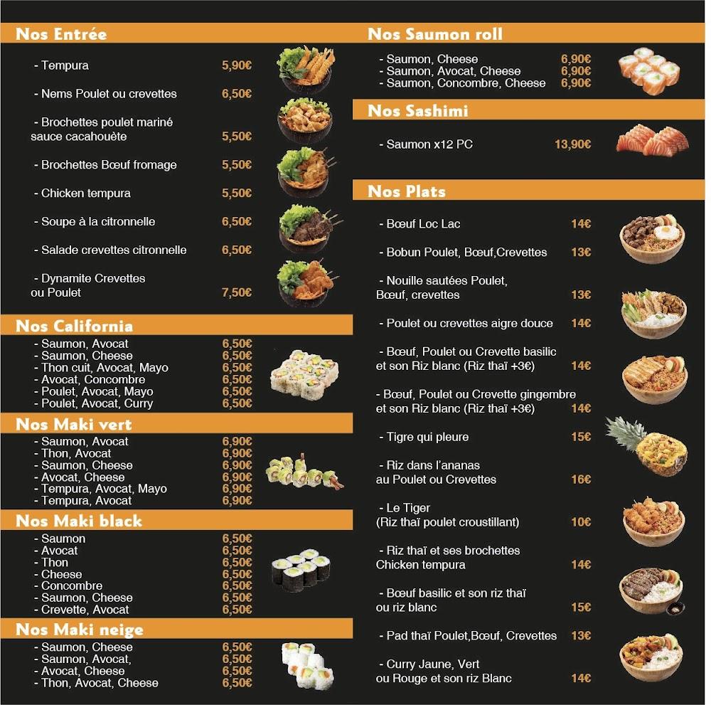 Le Tiger Asian FOOD - Menu Image 1